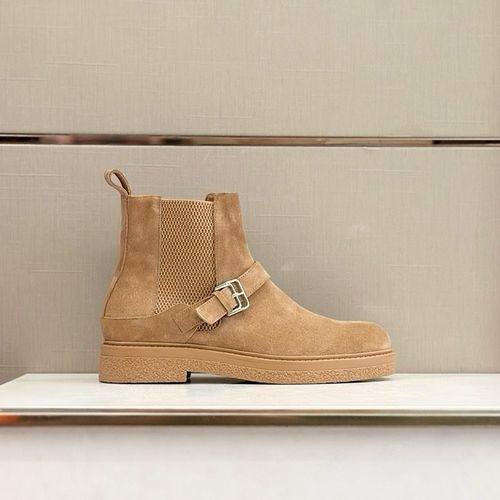 Hermes Calfskin Ankle Boots With Leather Lining