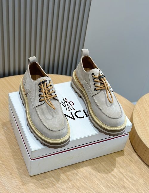 Moncler Peka City Leather Derby Shoes