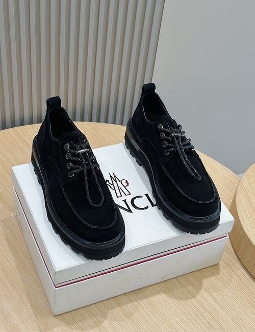Moncler Peka City Leather Derby Shoes