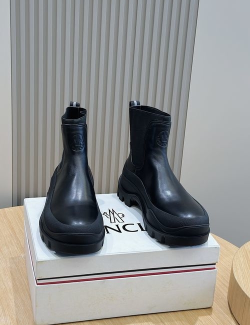 Moncler Suede Cowhide Hiking Boots With Durable Upper