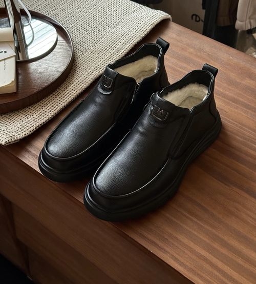 UGG Side Zip Wool Lined Non-slip Shoes