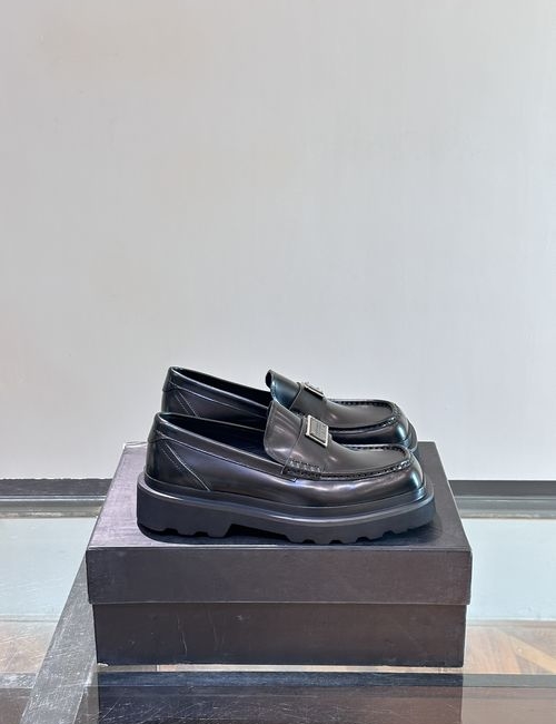 Dolce & Gabbana DG Thick Sole Formal Leather Shoes