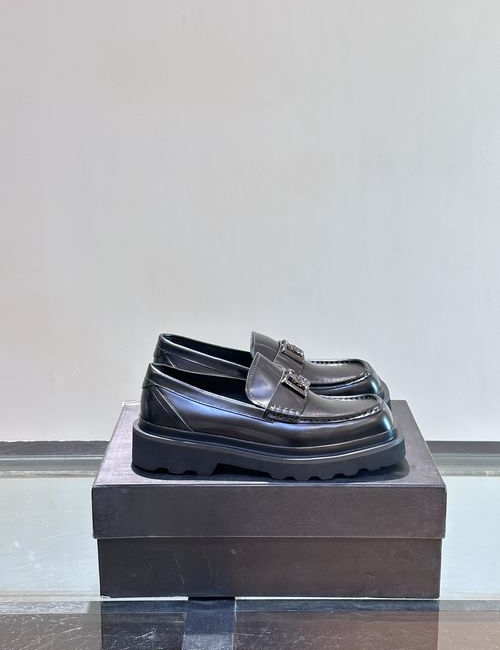 Dolce & Gabbana DG Thick Sole Formal Leather Shoes