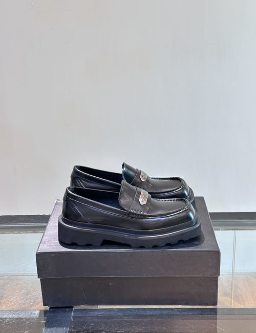 Dolce & Gabbana DG Thick Sole Formal Leather Shoes