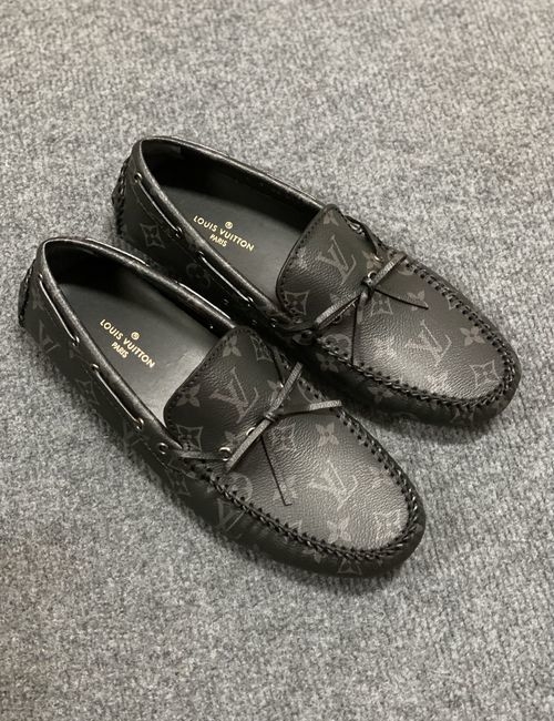 Louis Vuitton LV Gloria Series Monogram Embossed Driving Loafers