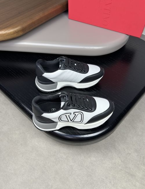 Valentino Premium Grained Leather Sneakers