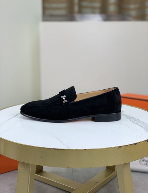 Hermes Slip On Formal Leather Shoes