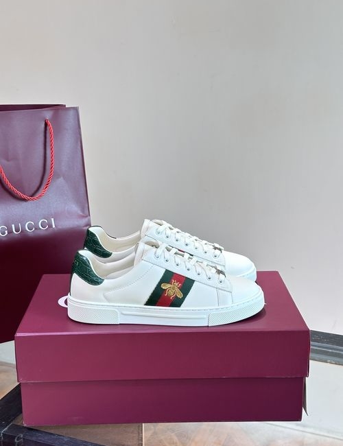 Gucci Ace Low-top Sneakers With Rubber Outsole