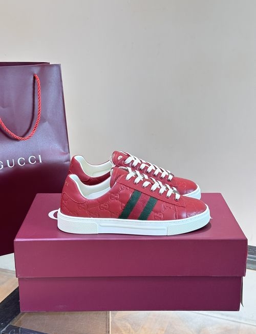 Gucci Ace Low-top Sneakers With Rubber Outsole