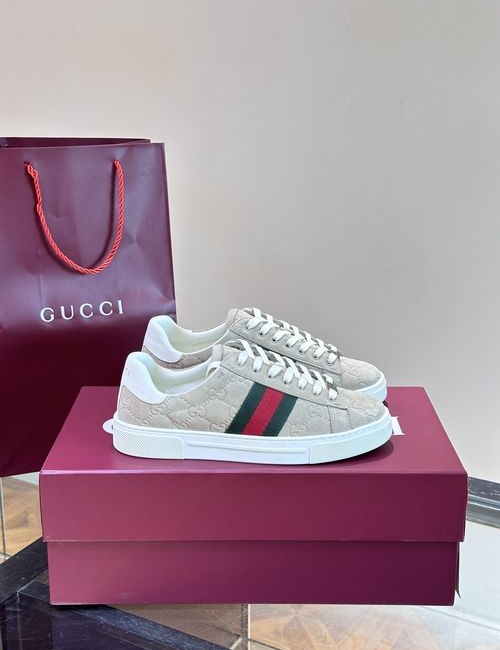 Gucci Ace Low-top Sneakers With Rubber Outsole