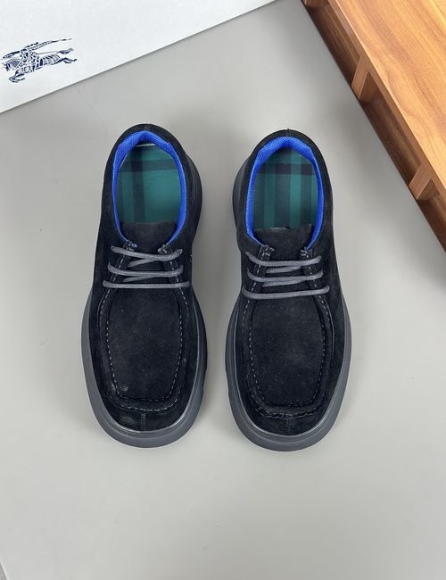 Burberry Premium Stitched Leather Sneakers