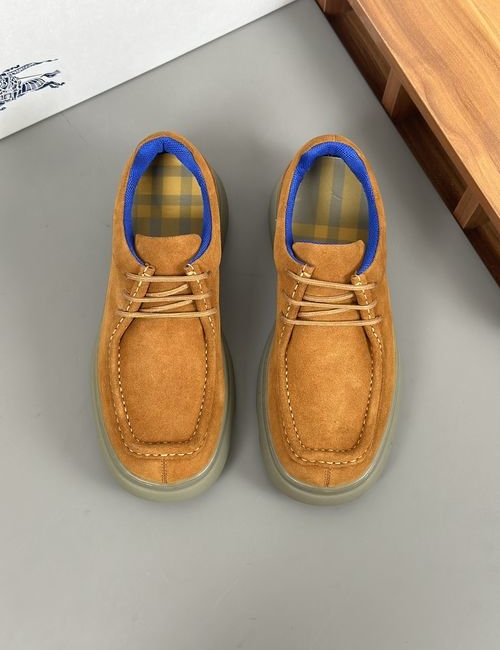 Burberry Premium Stitched Leather Sneakers