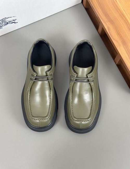 Burberry Premium Stitched Leather Sneakers