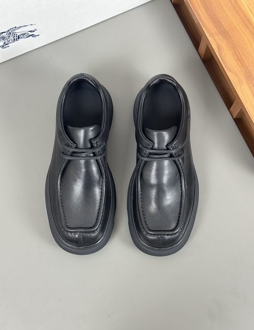 Burberry Premium Stitched Leather Sneakers