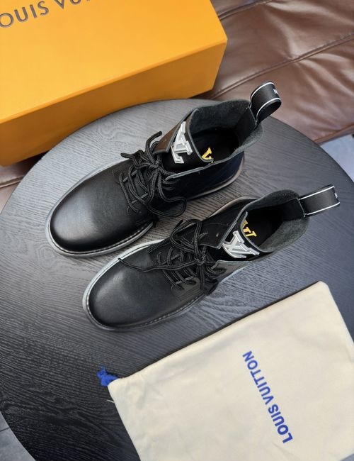 Louis Vuitton LV High-top Casual Leather Shoes