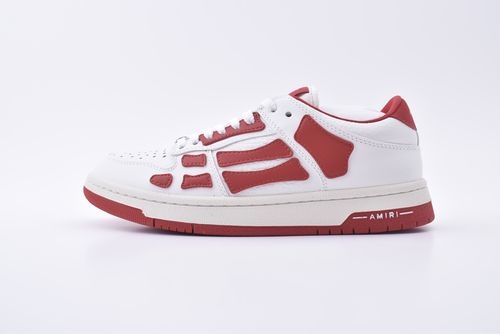 Ami Bone Low-top Leather Sneakers