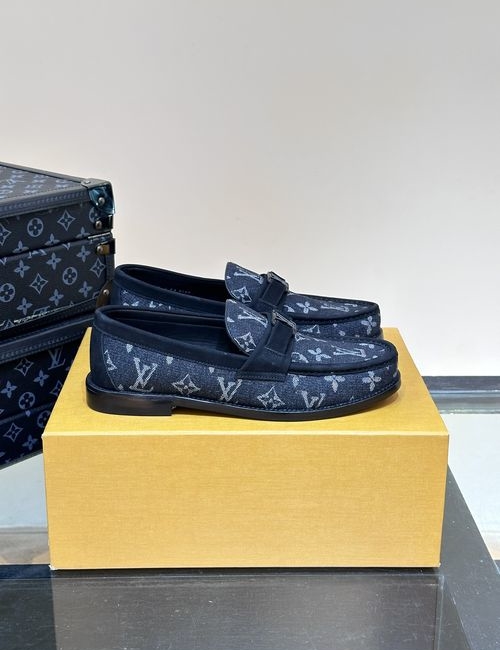 Louis Vuitton LV Genuine Leather Casual Dress Shoes
