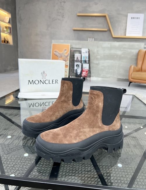 Moncler High-top Comfortable Leather Boots