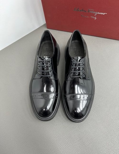 Ferragamo Patent Leather Dress Shoes