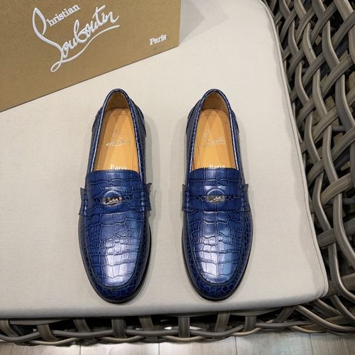 Christian Louboutin Formal Leather Shoes With Red Sole