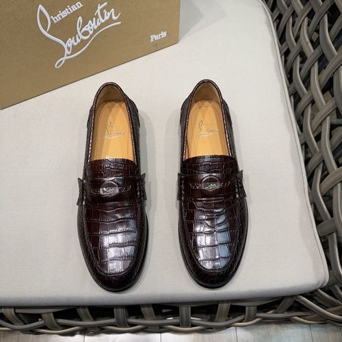 Christian Louboutin Formal Leather Shoes With Red Sole