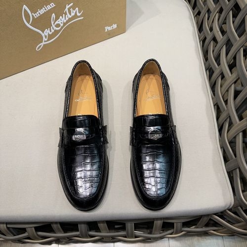 Christian Louboutin Formal Leather Shoes With Red Sole