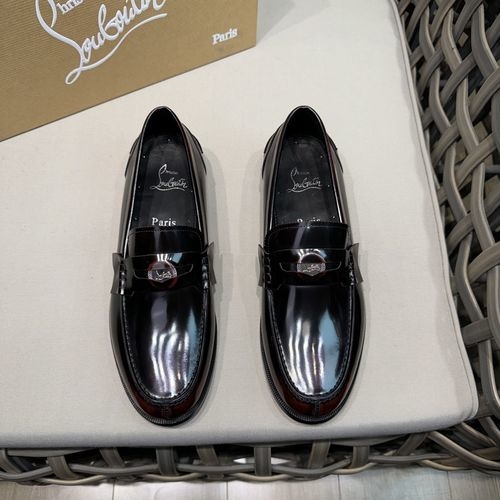 Christian Louboutin Formal Leather Shoes With Red Sole