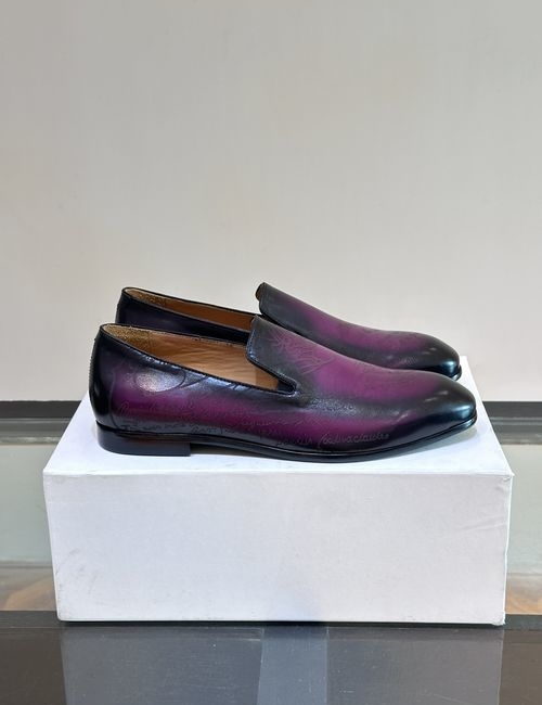 Berluti Handcrafted Premium Leather Dress Shoes