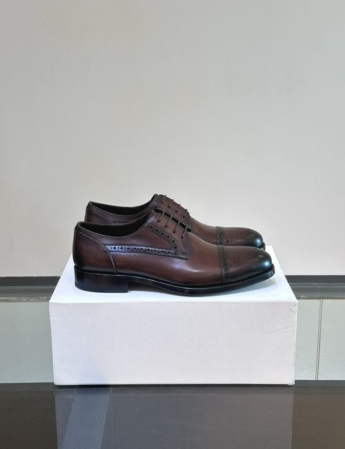 Berluti Leather Dress Shoes With Genuine Sole