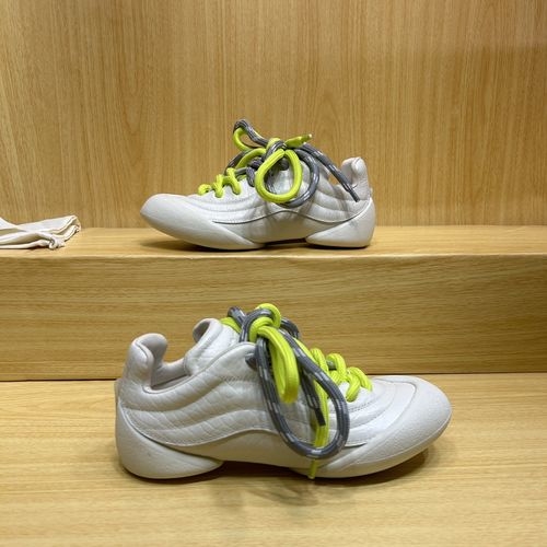 McQueen Color Block Casual Leather Sneakers