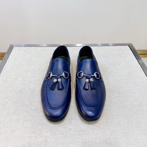 Gucci Double G Buckle Loafers Cow Leather Upper