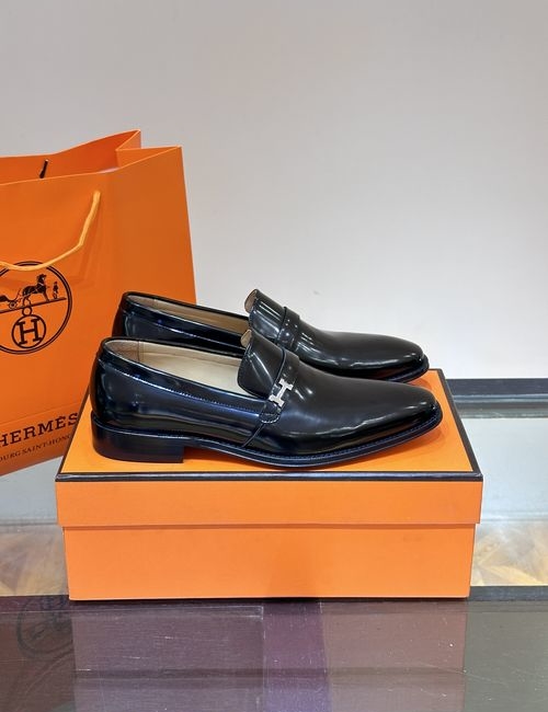 Hermes Classic Business Leather Shoes