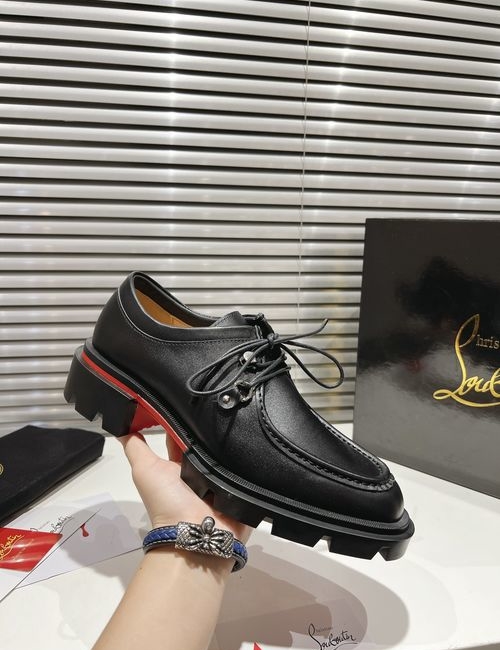 Christian Louboutin Red Sole Studded Tire Sole Shoes