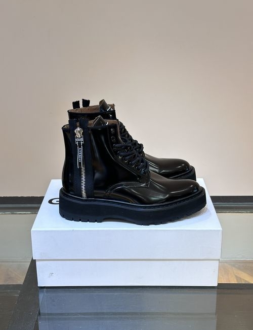 Givenchy Combat Round Toe High Top Boots