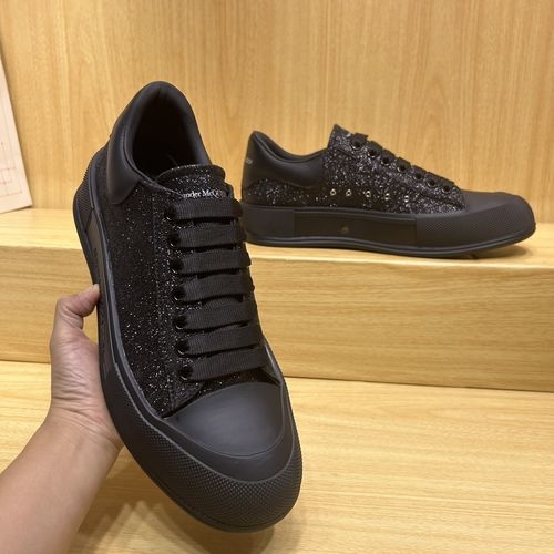 McQueen Premium Cowhide Casual Sneakers