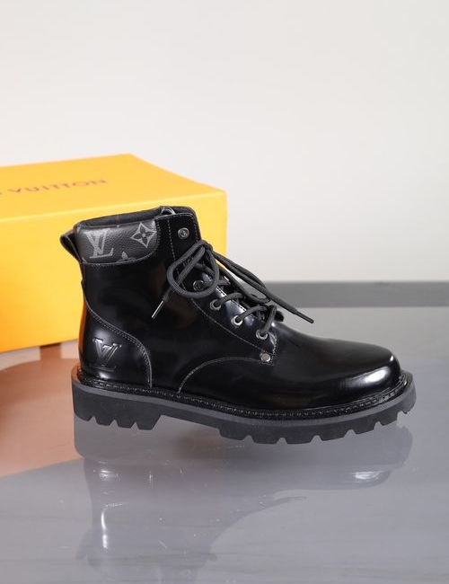 Louis Vuitton LV High-top Leather Casual Shoes