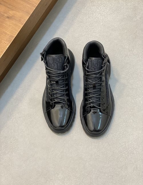 Christian Dior CD Mid-top Calfskin Ankle Boots