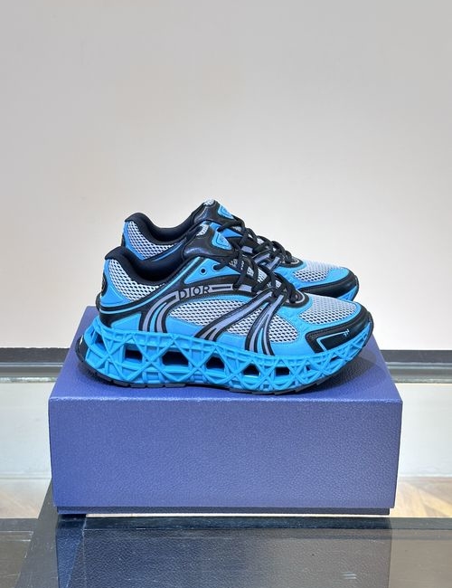 Christian Dior CD B35 Sneakers Leather Mesh Upper Casual Stylish