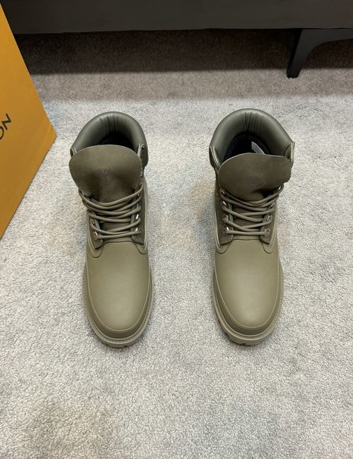 Louis Vuitton LV Monogram Waterproof Yellow Ankle Boots