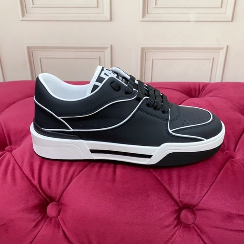 Dolce & Gabbana DG Premium Silk Leather Casual Shoes