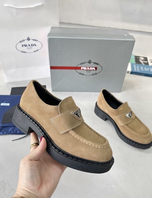 Prada Suede Casual Versatile Comfortable Shoes