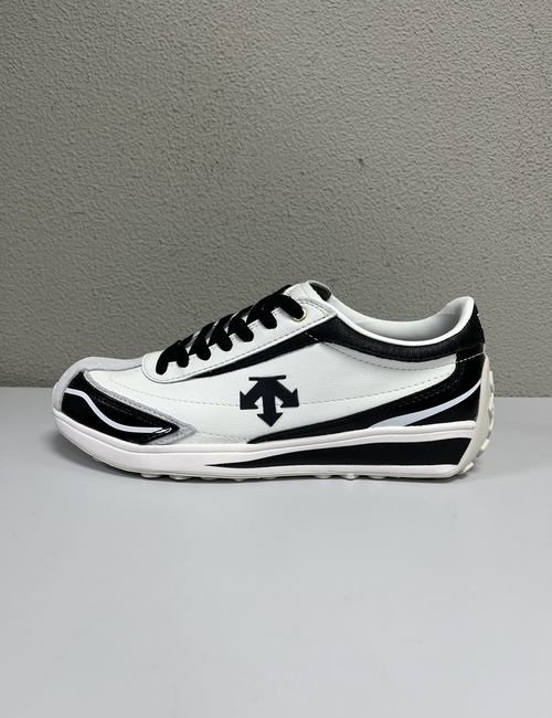 Descente Chron Racer Black White Golf Shoes