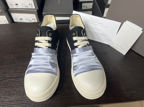 Rick Owens Big Triangle Leather Sneakers