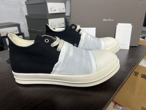 Rick Owens Big Triangle Leather Sneakers