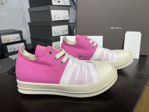 Rick Owens Big Triangle Leather Sneakers