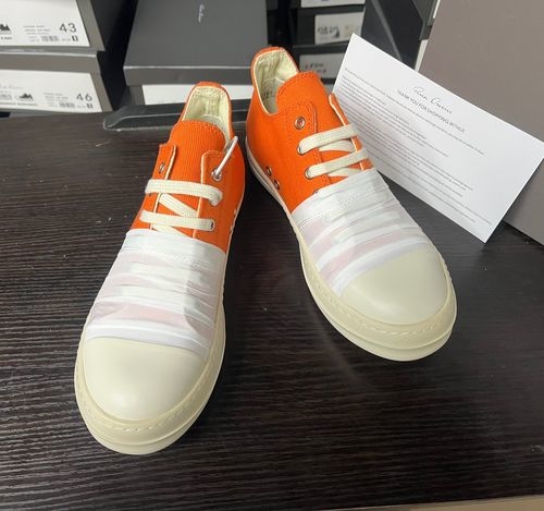 Rick Owens Big Triangle Leather Sneakers