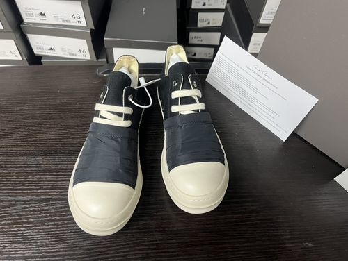 Rick Owens Big Triangle Leather Sneakers