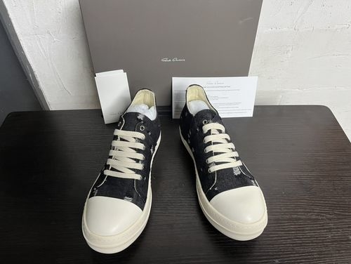 Rick Owens Big Triangle Leather Sneakers