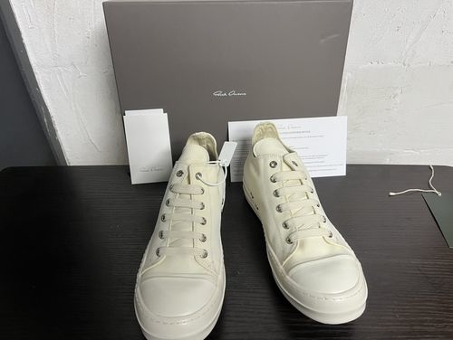 Rick Owens Big Triangle Leather Sneakers