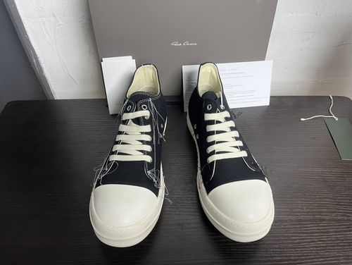 Rick Owens Big Triangle Leather Sneakers